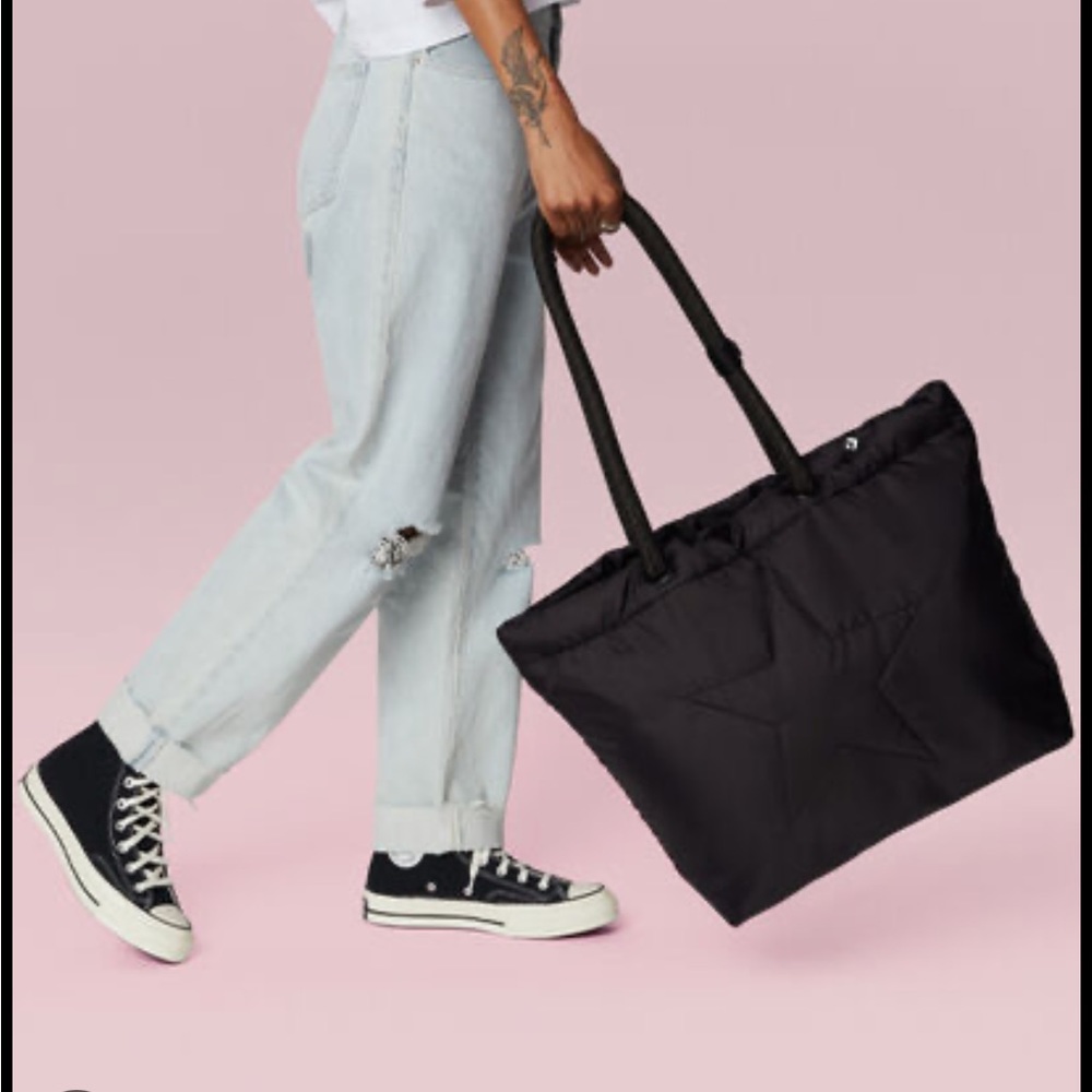 Converse quilted tote bag